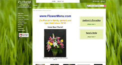 Desktop Screenshot of flowermenu.com